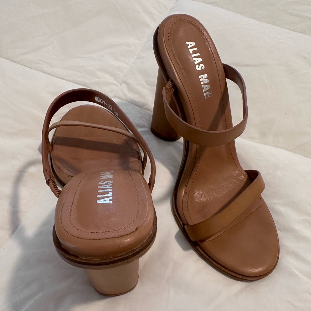 Alias Mae Nude Sandal Heel - Picture 2 of 5